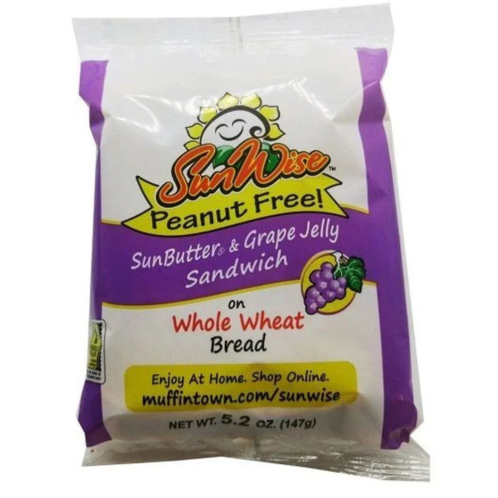 Ounce 48 -- per Sandwich, SunWise Grape 5.2 case Sunbutter