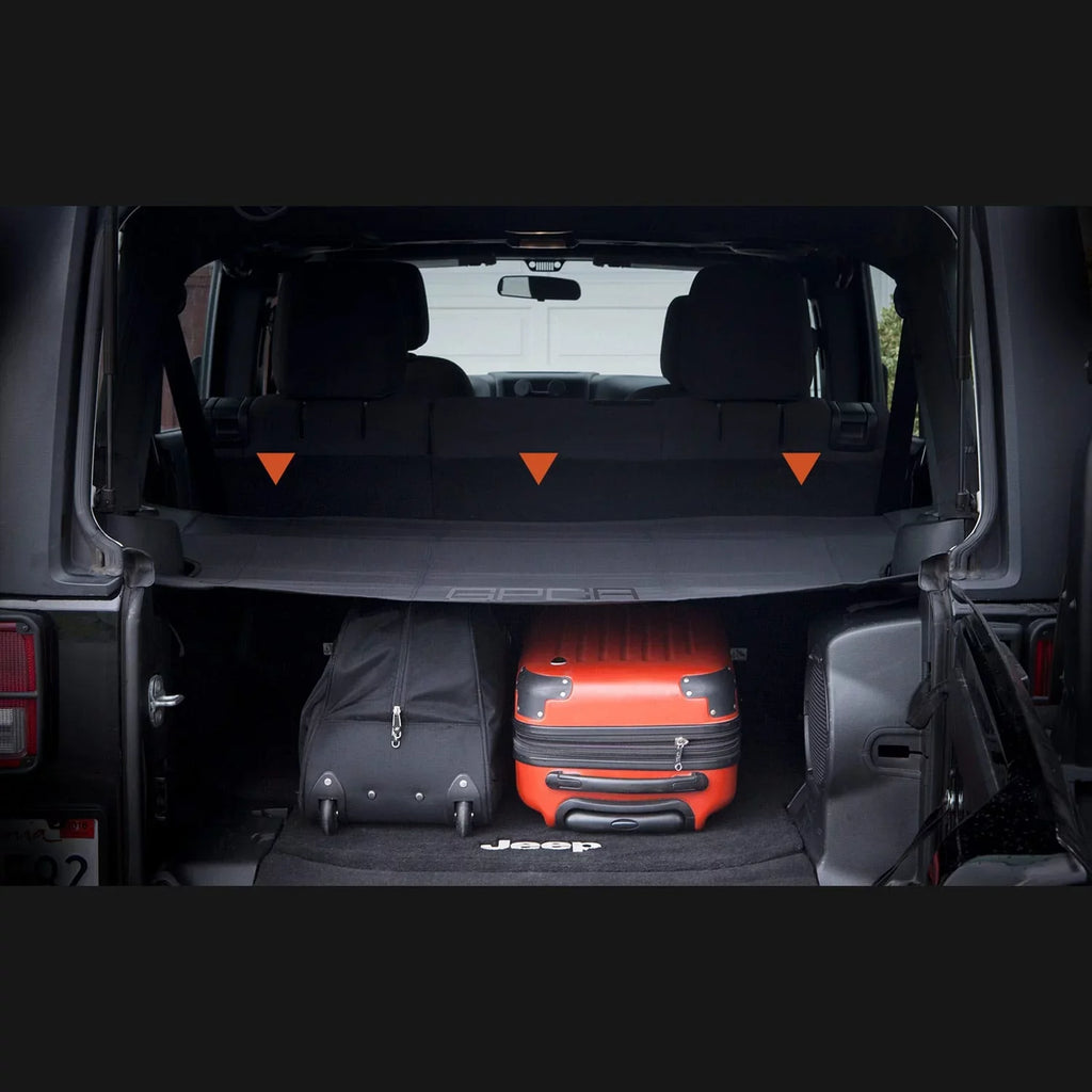 Unlimited JK models 4DR PLUS Sahara/ Sport/ for (UPGRADED) Wrangler Rubicon/ GPCA Cargo LITE Cover 2007-2018 Freedom
