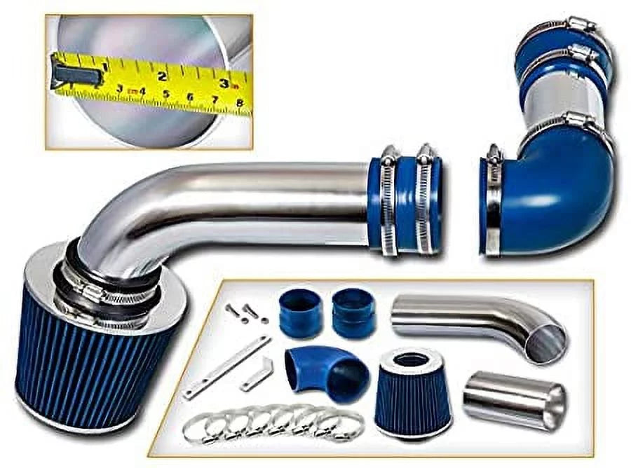 & For Filter Racing Combo Firebird BLUE Air Compatible Kit 88-89 Cold 5.7L Intake 5.0L + Pontiac Rtunes