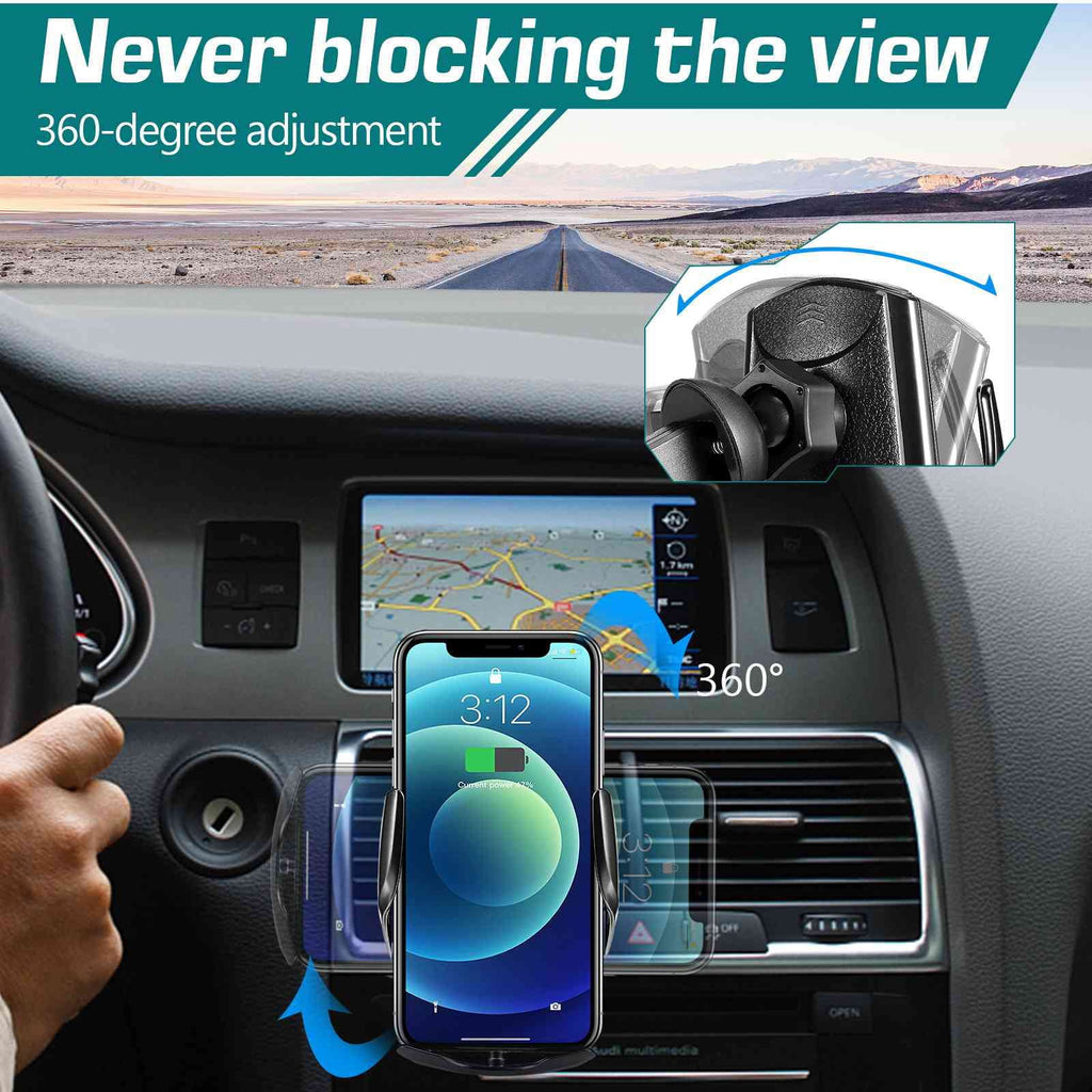 Go Holder 920 Phone for Car on Wireless Auto-Clamping the - Optimal 15W Fast Charger: Charging Mount Nokia Lumia