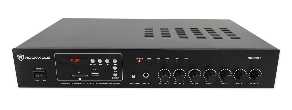 Indoor/exterior JBL Control Amp Black Speakers 3" Commercial (4) 70v Wall + 23-1