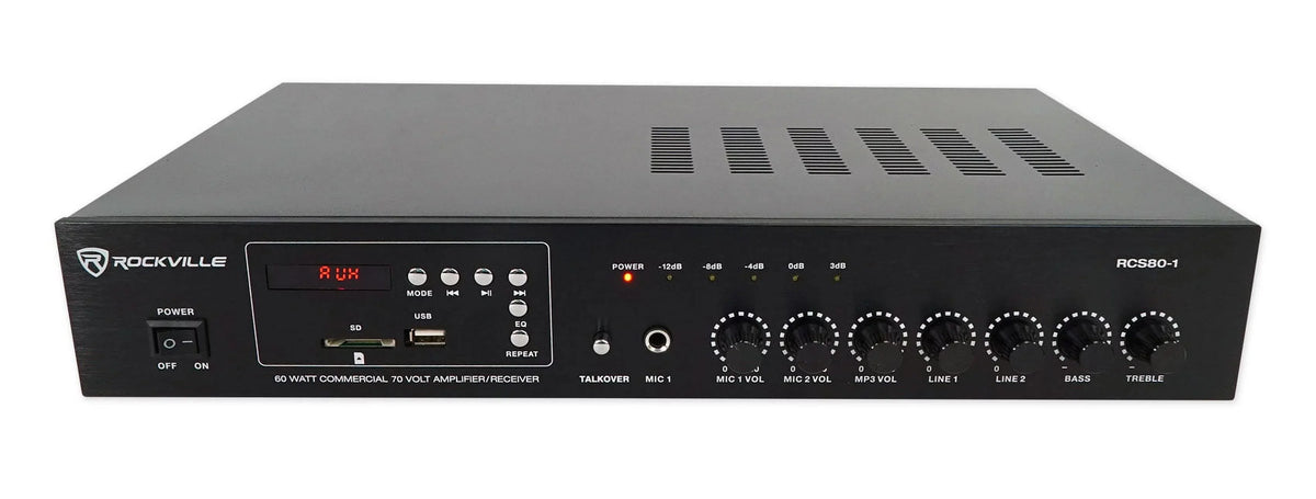 Indoor/exterior JBL Control Amp Black Speakers 3" Commercial (4) 70v Wall + 23-1