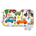 Small For Front Rays Portected Car Accessories- Window Balery Transports Truck Sun Cover Uv Shade, Interior ,Automotive Windshield Sunshade Suv Pickup Car With Animals Blocks