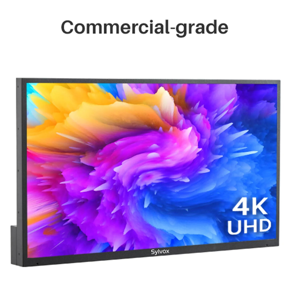 UHD SYLVOX Series) 2000 (Pool exterior Nits with Waterproof 4K 43" TV, Smart Sun TV IP55 Full