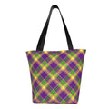 Hobos Bag Tote Large Lukts Plaid Gras Capacity Shopping Handbags Mardi Bag Women'S Bag,Shoulder