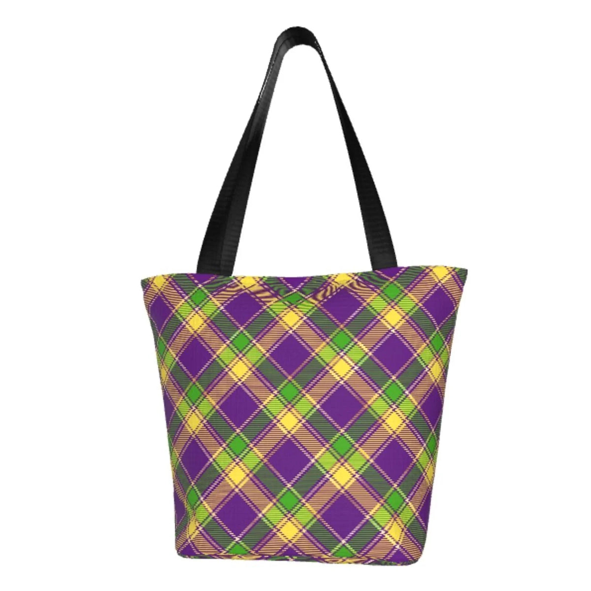 Hobos Bag Tote Large Lukts Plaid Gras Capacity Shopping Handbags Mardi Bag Women'S Bag,Shoulder