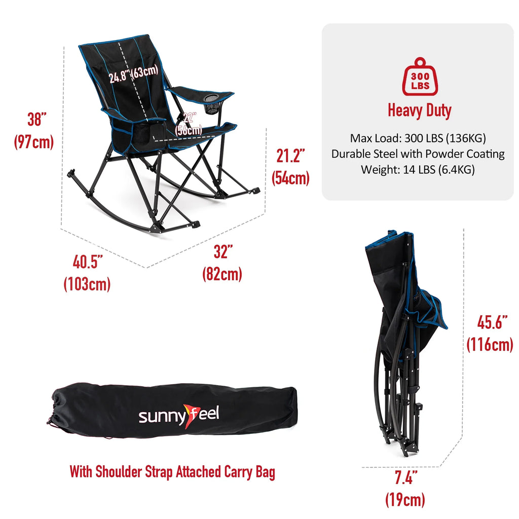 on comfort Chair Camping with Pockets exterior Enjoy - Oversized - 1 17.2 Side adventures! and durability your -