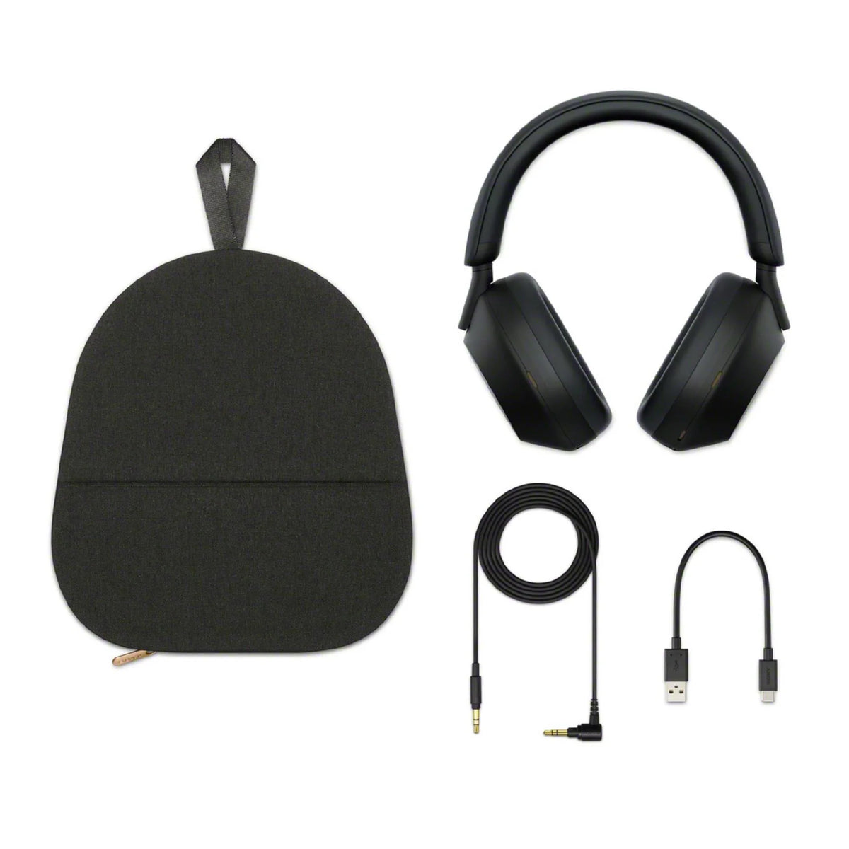 Over-Ear WH-1000XM5 (Black) Wireless Bundle Noise Canceling Headphones