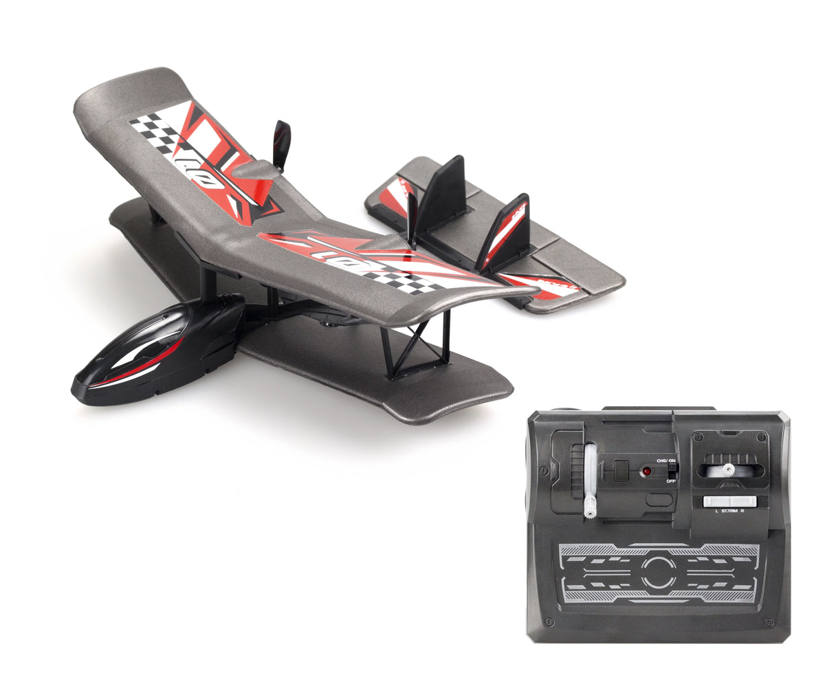 Silverlit Plane- Evo Flybotic Bi-Wing RC Red