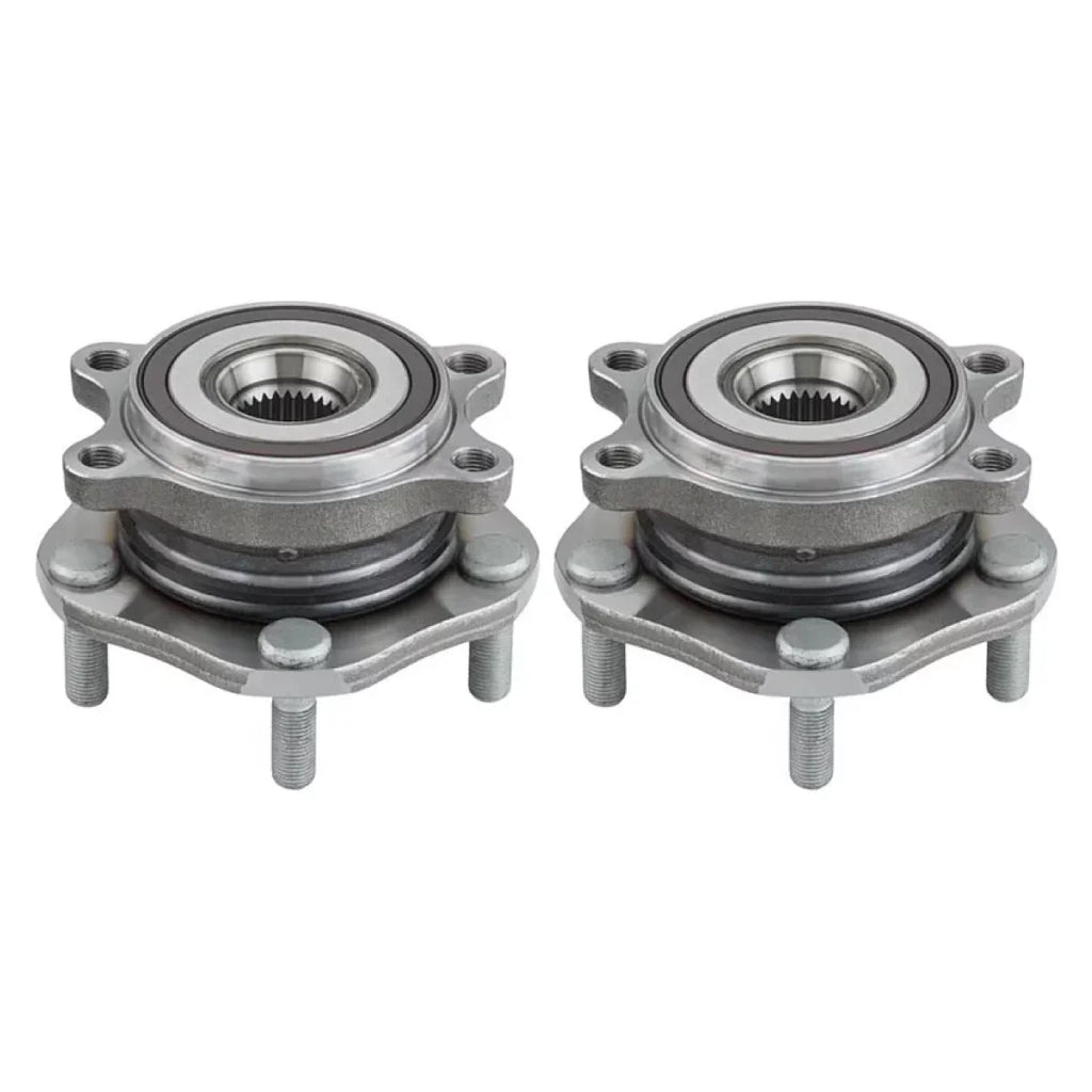 2014-2016 2.0L 5-Lug Rogue 2018 Set of for and 2017-2019 Nissan 2.5L Passenger AWD Side Front Sport 2017 Wheel 2019 FWD HB613359PR Driver Replacement Rogue 2017-2018 AutoShack Bearing Qashqai 2 Hub