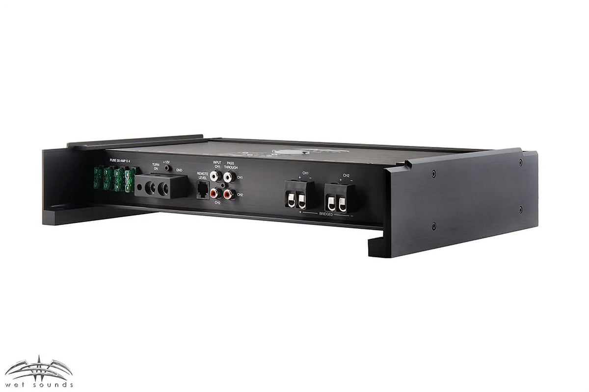 Two Tower For Swivel Wet Sounds G3: SD2 Amplifier REV10B-SC Black of & with Adapters G3 Pairs 10" Malibu Speakers