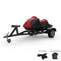 More! Rain, - 1991-1996 And - SEA Straps climate Jet And Black Bag Ski Cover Protects Trailer XP DOO UV Includes RED Color - Storage Weatherproof Sun, Trailerable For / from All Rays, -