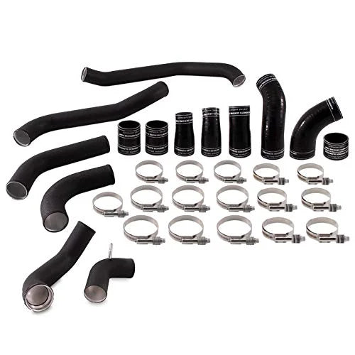 Intercooler Wrinkle Compatible 2017+ Raptor Mishimoto With MMICP-F35T-17KWBK Pipe Black Kit F-150