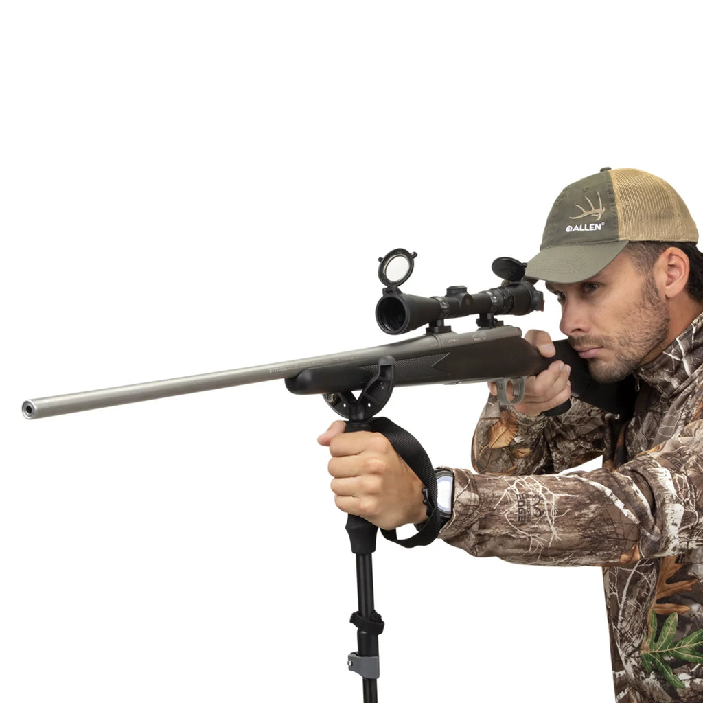 62" Hunting Tall, Monopod Black, to 1 Adjusts Backcountry Shooting Stick, 55" Company ct Allen Aluminum,
