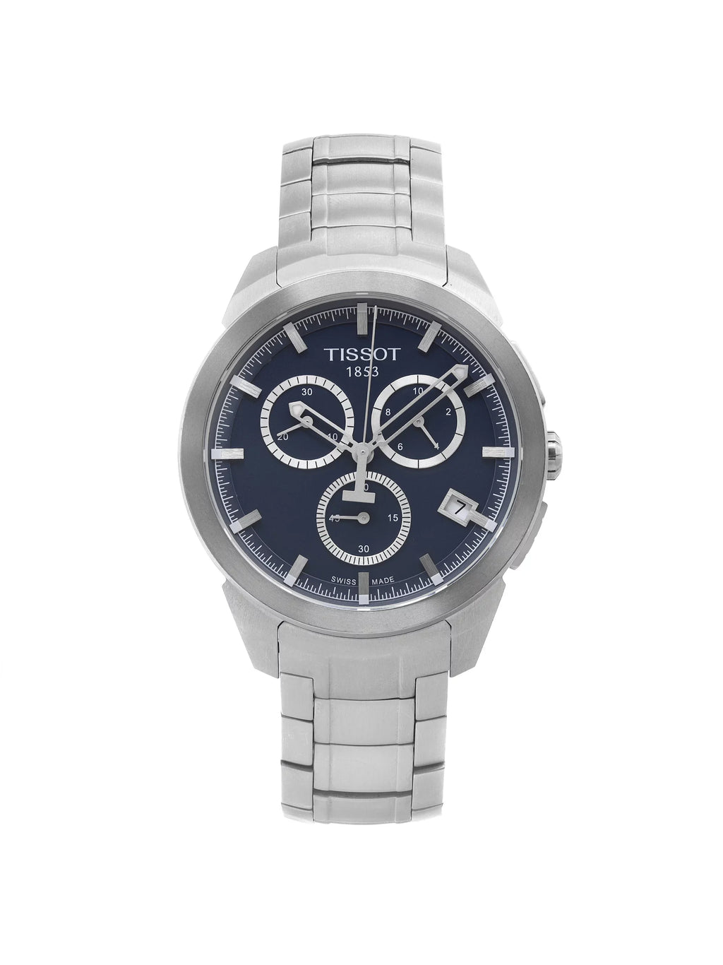 Watch T-Sport 43mm Tissot Blue Quartz Mens Dial Titanium T069.417.44.041.00