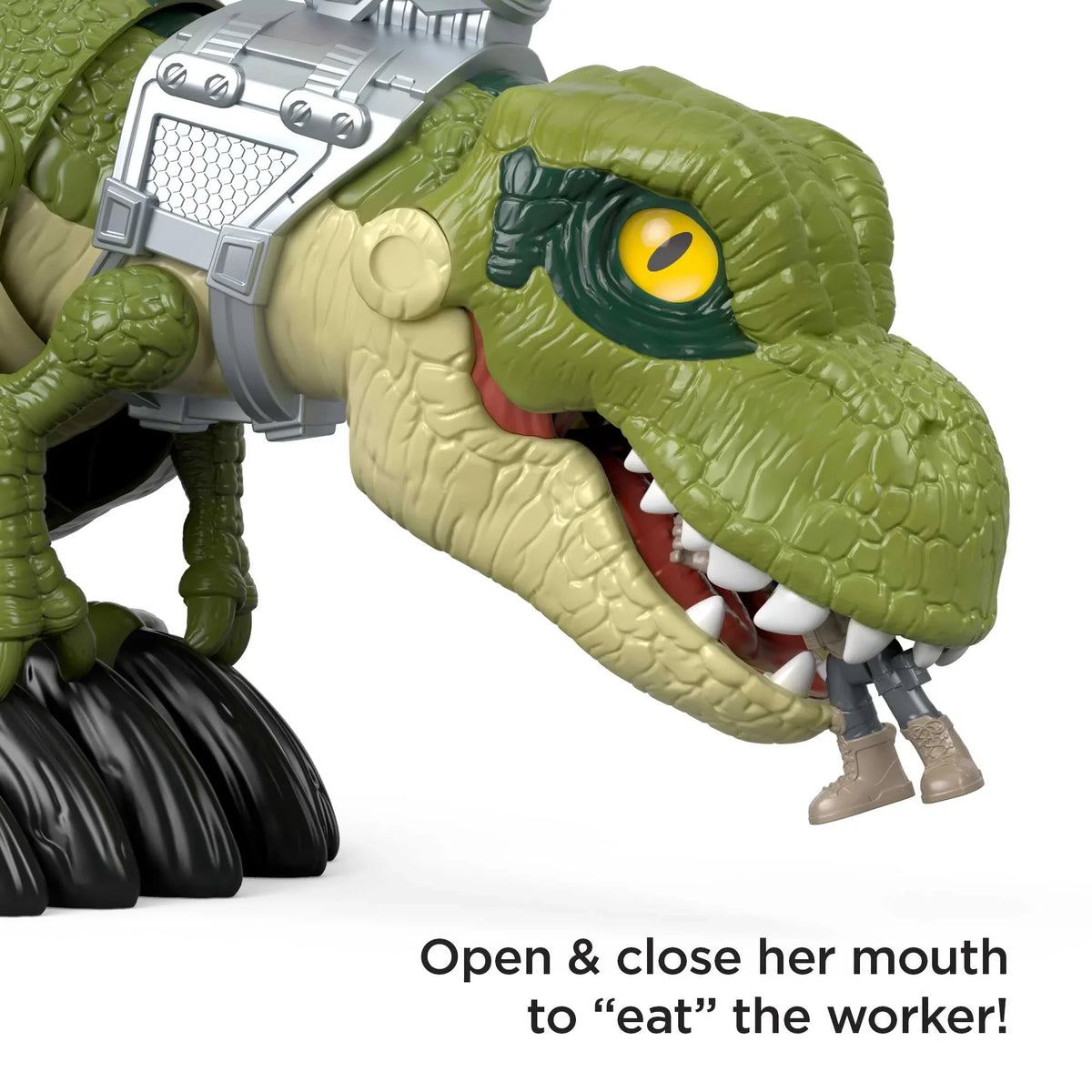 Mouth T.Rex World Mega Imaginext Jurassic Playset Dinosaur