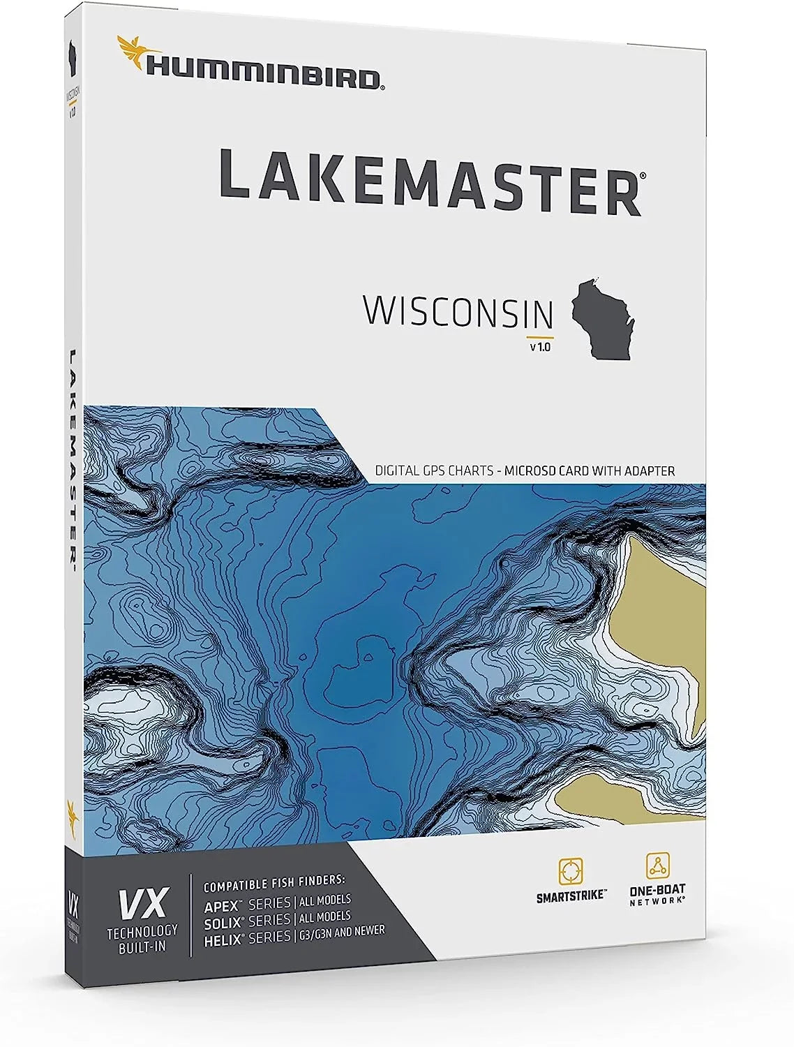 [601010-1] Wisconsin - LakeMaster VX Humminbird