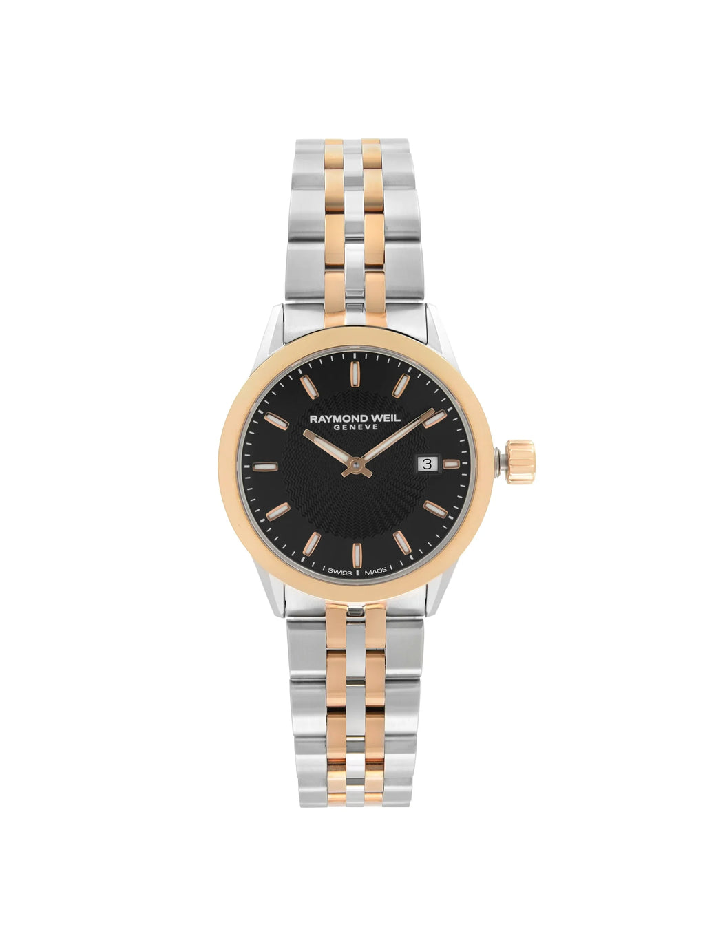 Raymond 5629-SP5-20021 Freelancer Ladies Watch Weil Dial Two-Tone Steel Black