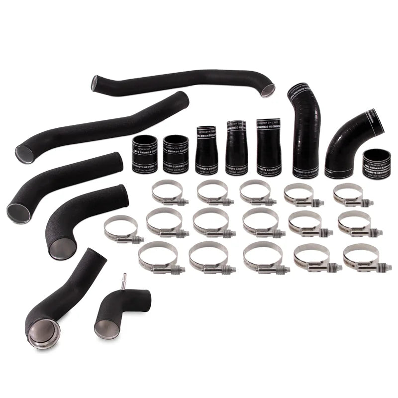 Intercooler Wrinkle Compatible 2017+ Raptor Mishimoto With MMICP-F35T-17KWBK Pipe Black Kit F-150