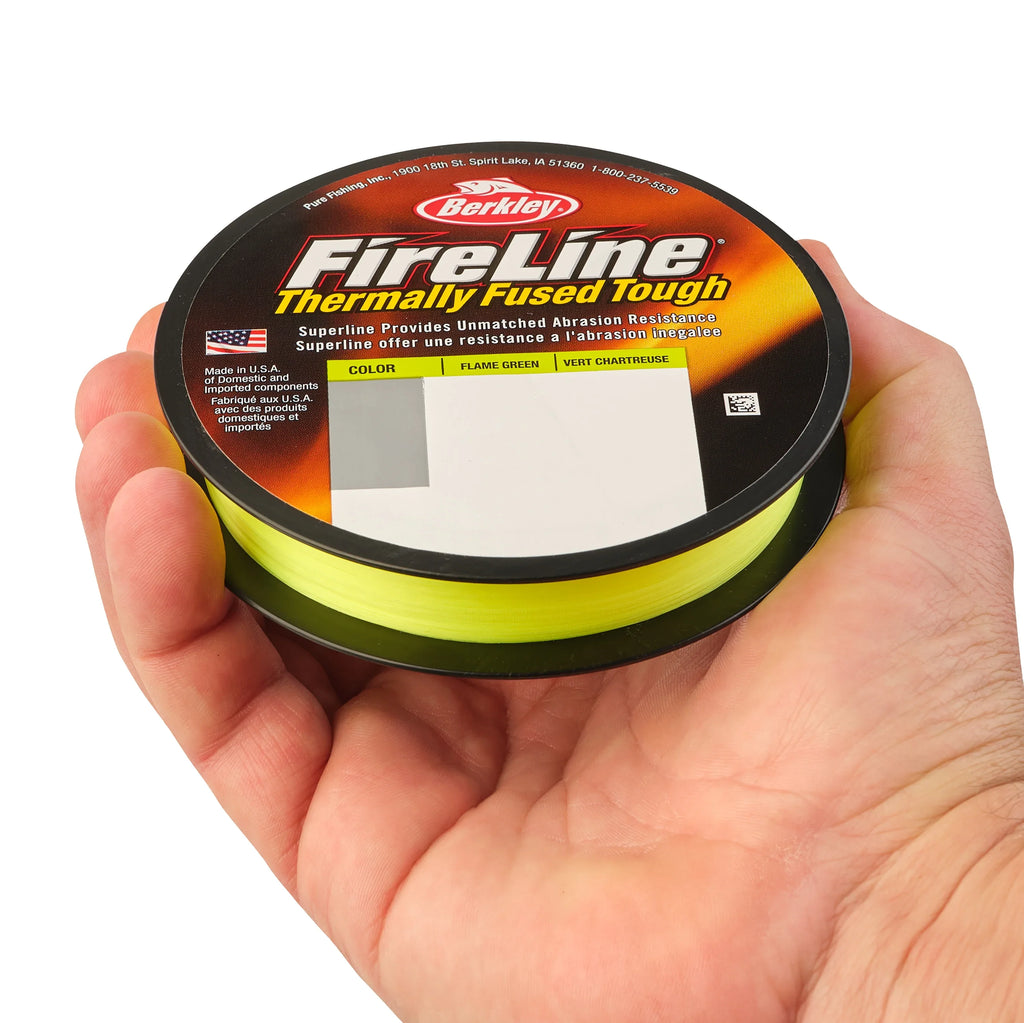 Line Superline, | Flame FireLine® 2.7kg 6lb Green, Fishing Berkley