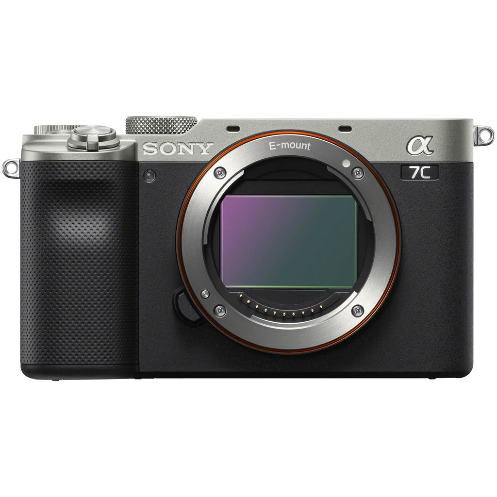 Vlogger Kit Accessories Remote Full Gear Mirrorless F4-5.6 GP-VPT2BT Battery 28-60mm 2x Bundle ILCE7CL/S with ACCVC1: Bag + Body & + Shooting Grip Frame w. + Silver Wireless a7C Deco Camera Lens