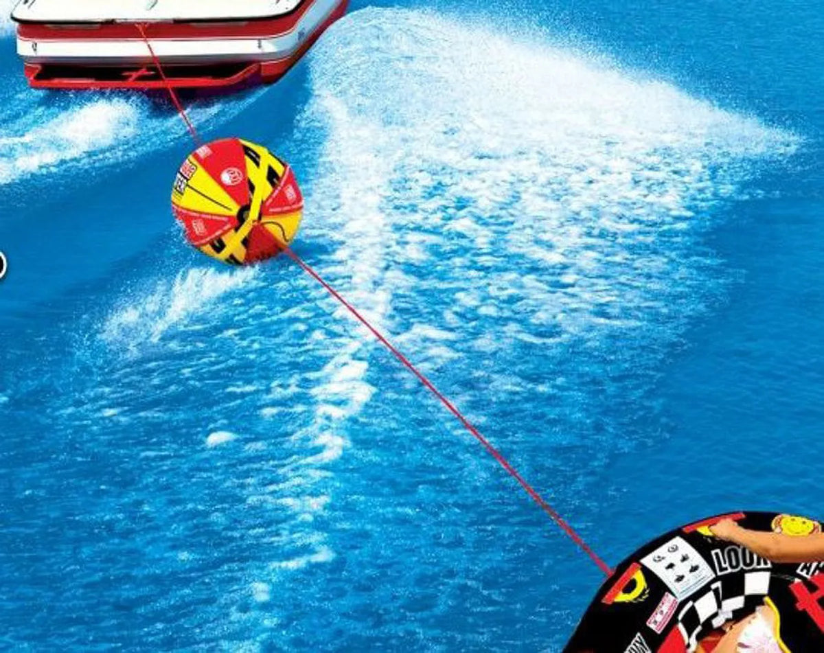 Box 53-2030 Open Tubing Airhead Booster Towable Boat System Ball SPORTSSTUFF
