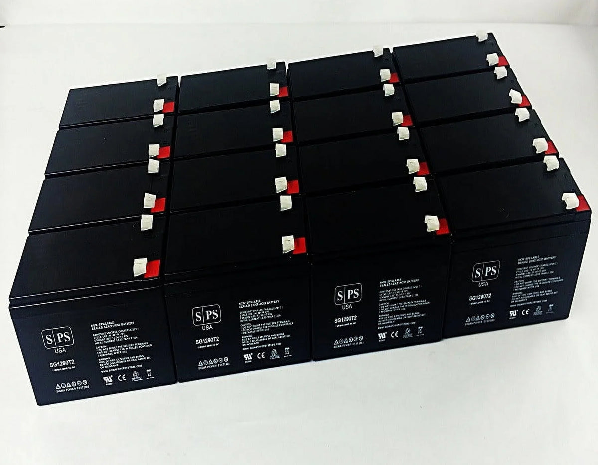 T2) Replacement (50 Pack) 500 12V SPS Battery PC (SG1290T2) Brand 9Ah Merida (Terminal for