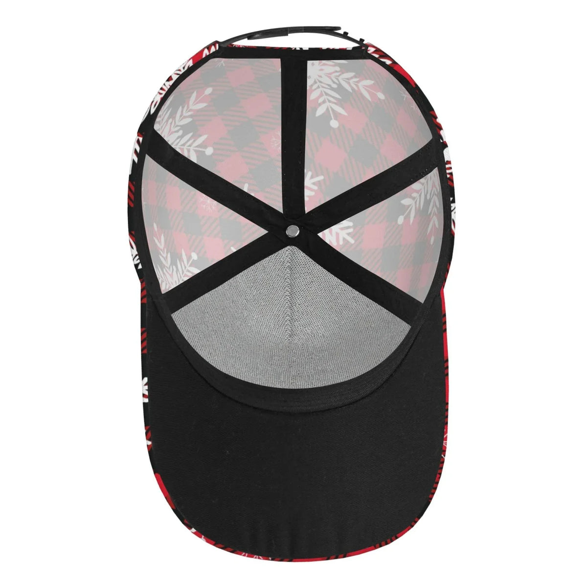 Plaid) Balery Buffalo Cap for Workouts Seasons exterior dimension On Baseball Dad Running A and All Hat(Snowflakes Activities Adjustable