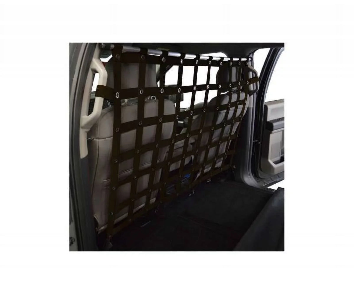 Cab Pet 2015-2018 Dirtydog Fits F150 Fits Pickup Crew Divider BLACK PDFDPU15BK