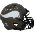 Certified Salute Service Vikings Kirk 2022 Helmet to Cousins Replica Riddell - Minnesota Fanatics Autographed Speed Authentic