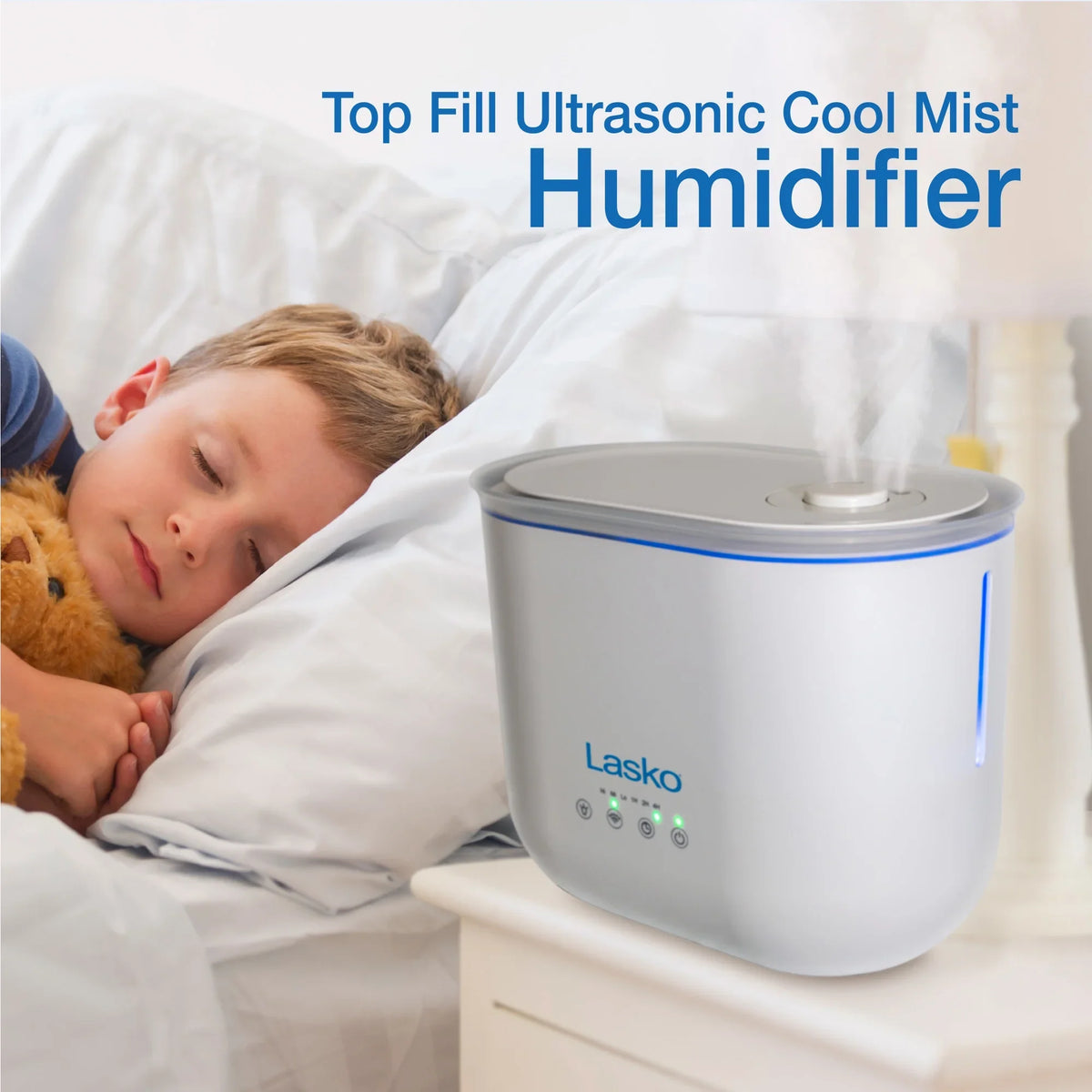 Cool ft., with Mist Humidifier Gallon, Lasko Ultrasonic Sq. UH250 18-Hour 370 Timer, 0.92