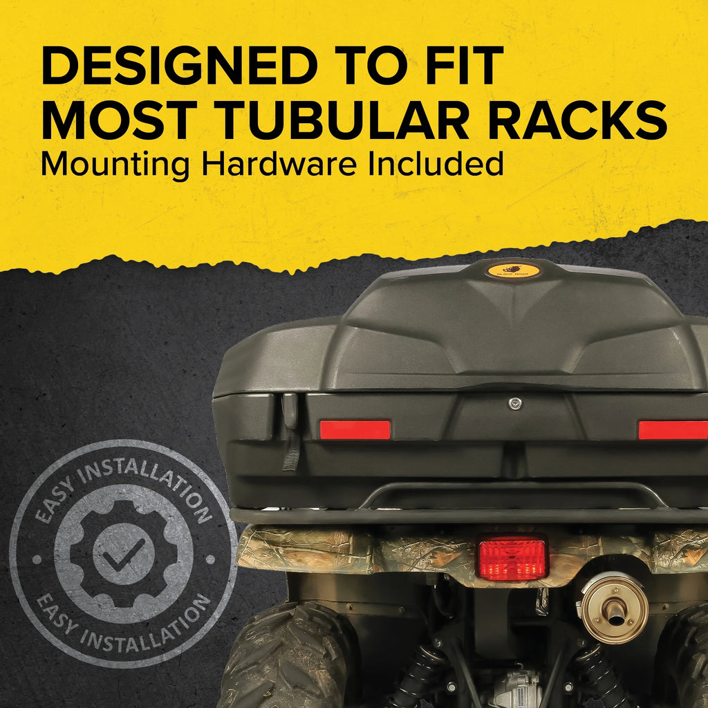 Storage an Cushion Box and Impact-Resistant and Black Rear Boar Design, Lockable Storage Camco Seat (66010) Box, liquid-Resistant Soft Comfortable a a | ATV/UTV Lounger Features