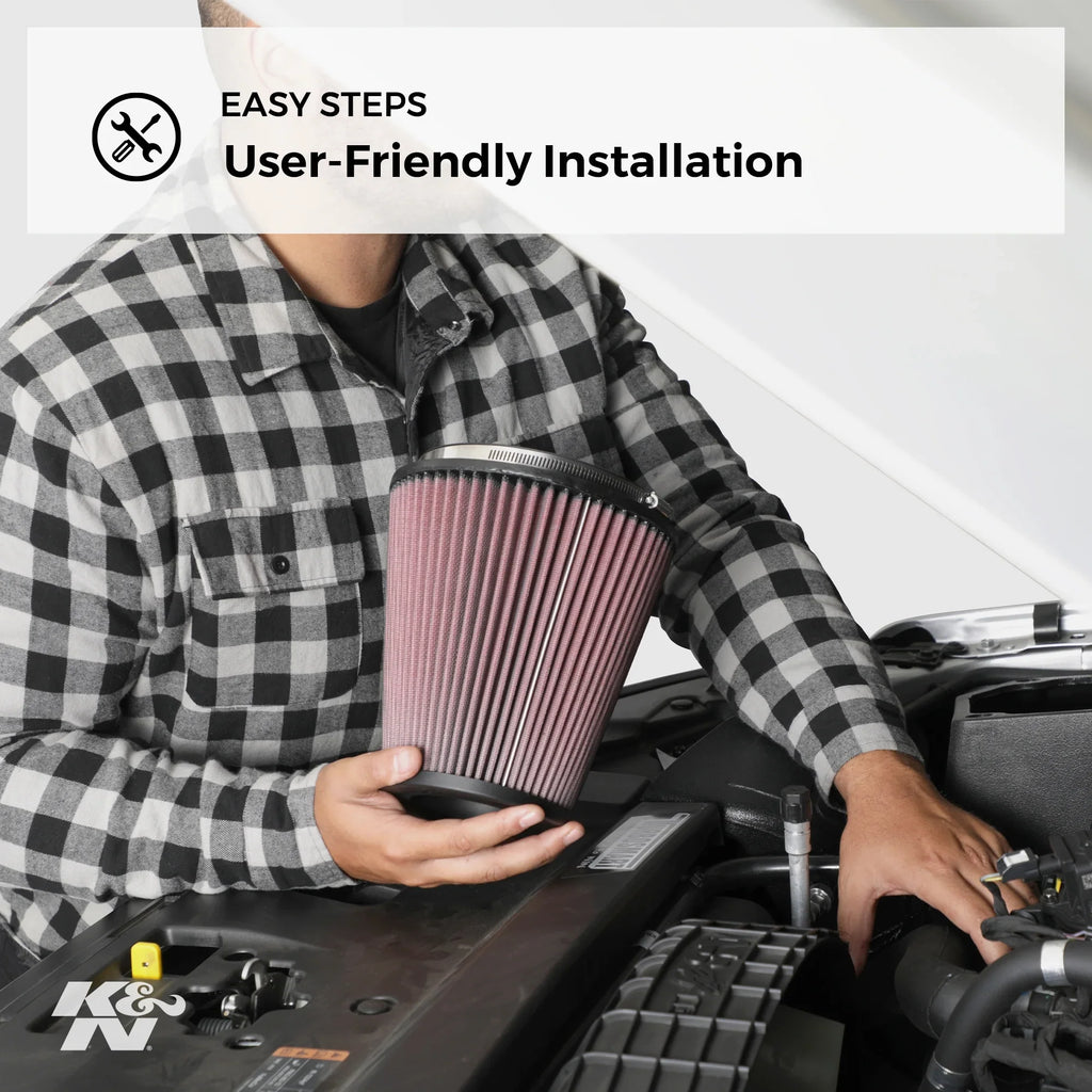 Filter: Filter, Performance, Engine Industrial Washable, Premium, Duty: Air K&N Heavy E-9156 Replacement High