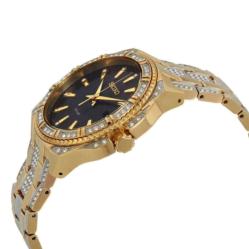 Quartz Stainless Watch SNE458 Steel SOLAR' 'CRYSTAL Seiko Men's Casual