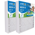 AIRX 16x20x4 MPR 16x20x4 Filter Filter FILTERS Carrier Air Premium 5 FPR 700 with Comparable Compatible WICKED Bryant Made CLEAN 2 Pack 8 to USA FILXXFNC-0017 MERV AIR. by Furnace &