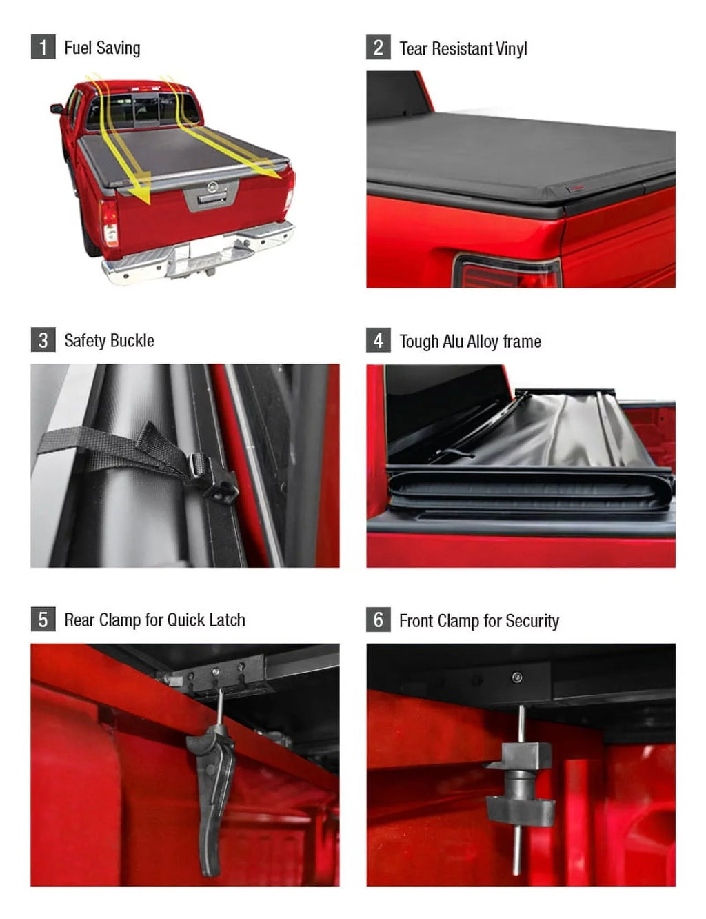 Cover Ram Bed TCD484011 | 2019-2023 Truck 1500; Dodge with 3500; Quad-fold (76") Compatible Soft MaxMate Bed Classic 6'4" | 2500 Tonneau 2002-2018 2003-2023