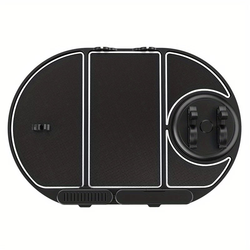 Car - Anti-Slip Dashboard Organizer with 4-in-1 Multifunctional Phone Convenient Sticky Holder and and Mat Non-Slip