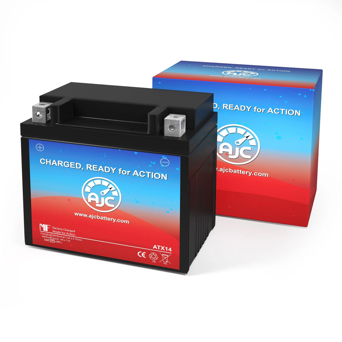 Snowmobile 12V 500CC Yamaha Battery Is - AJC an Brand (2007) Replacement Phazer FX This PZ50FX Replacement