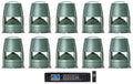 exterior Speakers+Amplifier (10) CONTROL Commercial JBL 85M 70v Landscape 5.25"