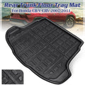Boot climate, CRV Honda Liner Floor Tray Rear 1pcs Waterproof Trunk All Mat 2007-2011 CR-V Black Cargo for