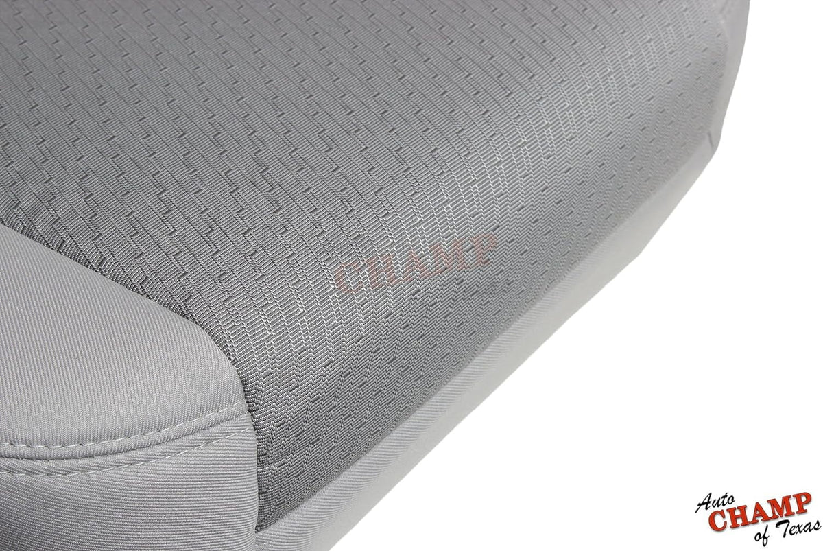 Texas: Auto 2500 Bottom XL Gray - Yukon 1500 Compatible -Driver GMC Side Seat Of Cover SLE 2009-2014 with Champ Cloth