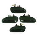 Set Rear 1998 4pcs Honda Right Dark For 2002 Door Advance Accord 98-02 Front of 1999 Outside CF Handle 2001 2000 G87P Pearl Exterior Left Emerald