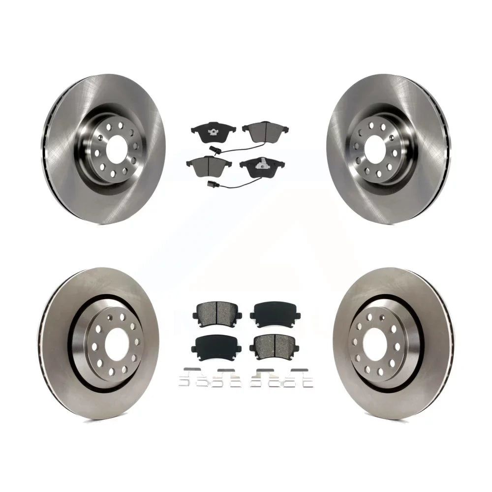 Semi-Metallic Passat R Front Brake CC For - Rotors Volkswagen K8S-102913 Golf R32 Disc Pads And Transit Kit Rear Auto