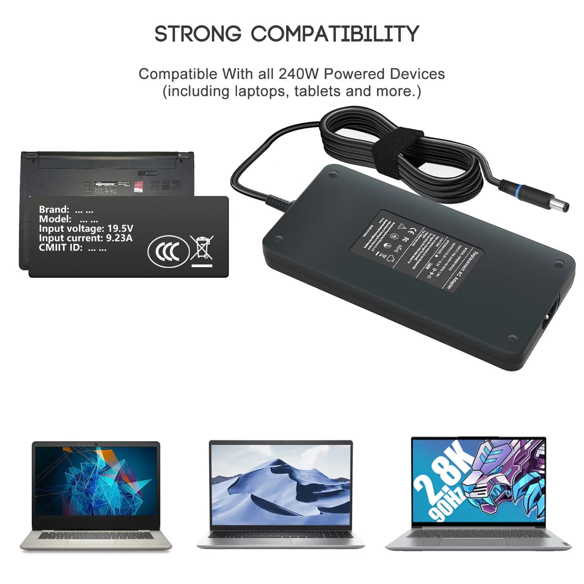 M15 G7 Laptop Supply R4 x51,Precision 13 Adapter M6500 15 7540 AC Alienware Charger 180W Series M4300 17 R3 Power R2 for 7710 G3 R1 M17 G5 R5 240W Cord M6400 M17x