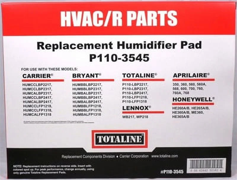 in x 13 x in Pack) (4 in 10 Humidifier 1-1/2 Pad Aprilaire