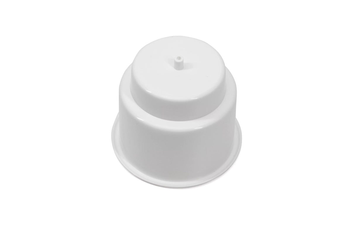 RV Drop Camper 10 with Plastic Boat Drain In Pocket Inch Holders Insert Motorhome O.D. 3-1/2 Pontoon Auto & Car Truck I.D. Hound for Recessed 4-1/8 Cup Marine Universal White Inch Red