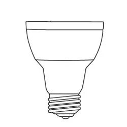 Replacement LED-PAR20NFL7/930/B/LED LIGHT for AND BATTERIES BULBS