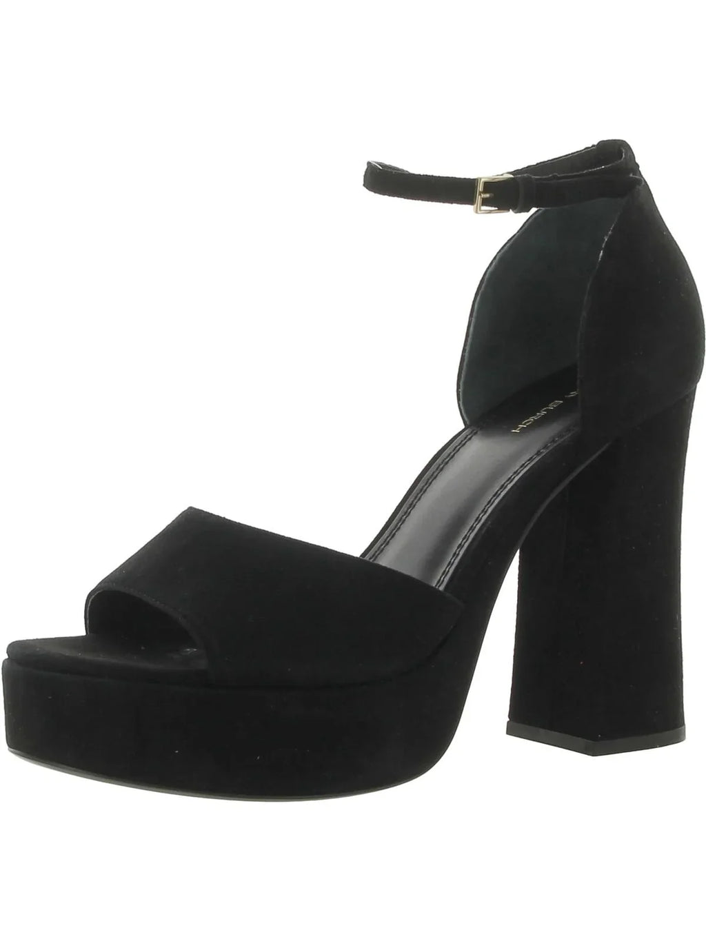Tory Burch Platform Suede Strp Sandals Womens Ankle