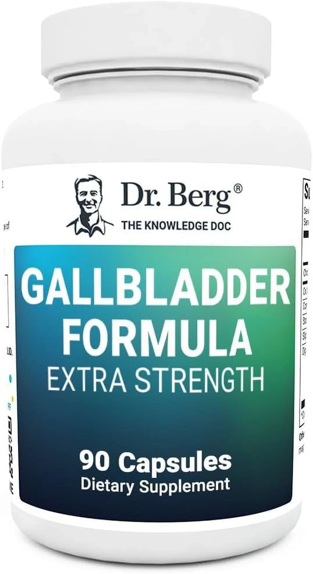 Berg Dr. Gallbladder Strength, 90 Formula Capsules Extra
