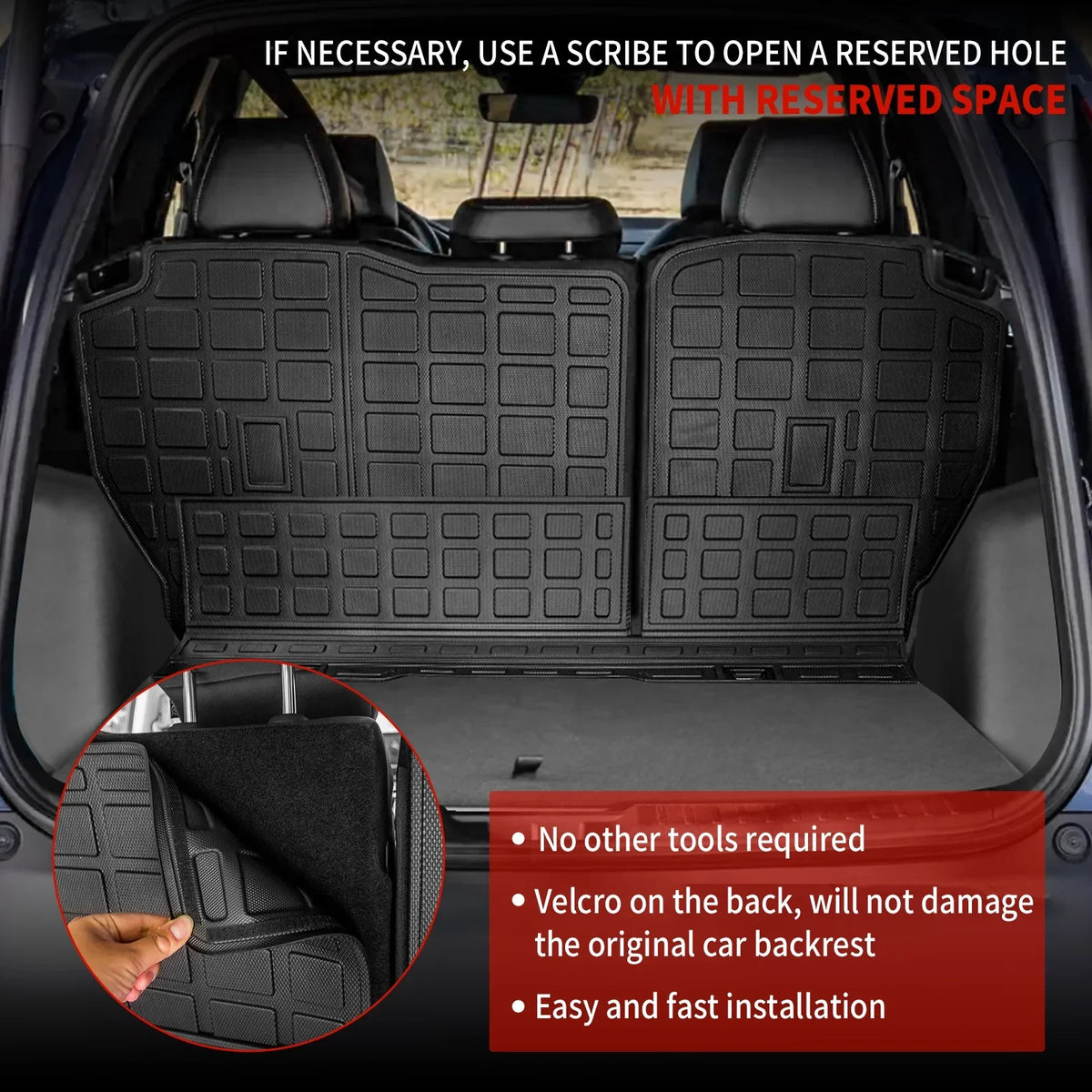 Fuel Cargo Trunk Mat (Lower Non-Hybrid Deck) 2023 Accessories Liner CRV 2024 Fit 2023 CR-V Honda